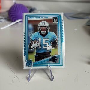 🔥 2025 Jimmy Horn Panini Donruss Optic Rated Rookie Card. Carolina Panthers.
